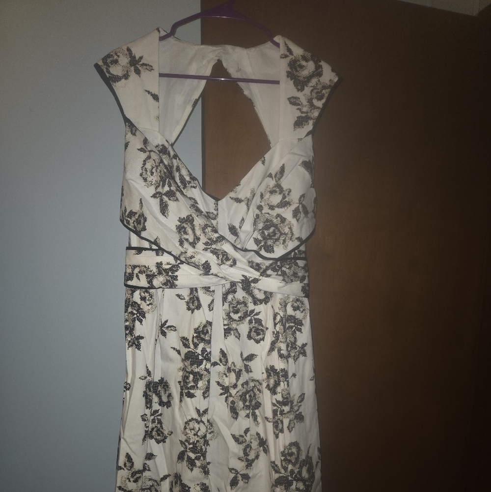 Elegant Floral Print Dress